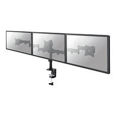 Neomounts NM-D135D3 - Montážní sada - plný pohyb - pro 3 LCD displeje - černá - velikost obrazovky: 10"-27" - upevnění svorkou, průchodka, upevnitelné na stůl