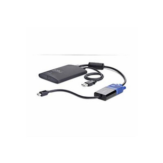 Startech Portable Laptop Crash Cart Adapter, USB/VGA/Mini DisplayPort KVM Console, File Transfer and Video Capture - Prepínac KVM - 1 x KVM port(s) - 1 místní uživatel - desktop - kompatibilní s TAA