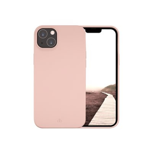 dbramante1928 Costa Rica - Zadní kryt pro mobilní telefon - silikon - ružová pink sand - pro Apple iPhone 14 Plus