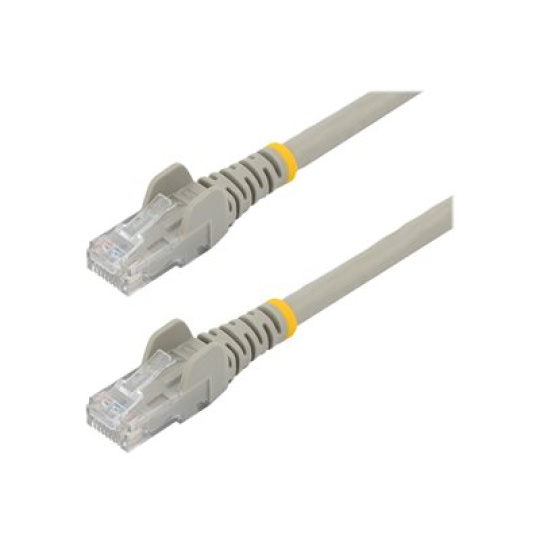 StarTech.com 50cm CAT6 Ethernet Cable, 10 Gigabit Snagless RJ45 650MHz 100W PoE Patch Cord, CAT 6 10GbE UTP Network Cable w/Strain Relief, Grey, Fluke Tested/Wiring is UL Certified/TIA - Category 6 - 24AWG (N6PATC50CMGR) - Patch kabel - RJ-45 (M) do RJ-45 (M) - 50 cm - UTP - CAT 6 - provedení bez hrbolku - šedá