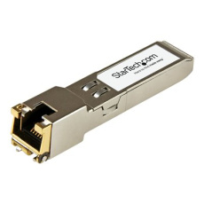 StarTech.com Arista Networks AR-SFP-10G-T Compatible SFP+ Module, 10GBASE-T, SFP+ to RJ45 Cat6/Cat5e, 10GE Gigabit Ethernet SFP+, RJ-45 (Copper) 30m, Mini GBIC Transceiver SFP Plus Module - Lifetime Warranty (AR-SFP-10G-T-ST) - Transceiver modul SFP (mini-GBIC) (odpovídá: Arista Networks AR-SFP-10G-T) - 10GbE - 10GBase-T - RJ-45 - až 30 m