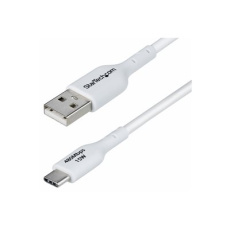StarTech.com 2m (6.6ft) White USB-A to USB-C Charging Cable/Cord, M/M - USB kabel - USB (M) do 24 pin USB-C (M) - USB 2.0 - 3 A - 2 m - nabíjení a synchronizace, neobsahuje halogen, pasivní, USB Fast Charge (15W) - bílá StarTech.com 2m (6.6ft) White USB-A to USB-C Charging Cable/Cord, M/M - USB kabel - USB (M) do 24 pin USB-C (M) - USB 2.0 - 3 A - 2 m - nabíjení a synchronizace, neobsahuje halogen, pasivní, USB Fast Charge (15W) - bílá