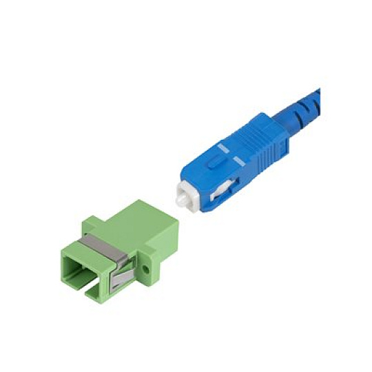 Startech - Sítový propojovací kabel - jednoduchý režim SC/APC (F) do jednoduchý režim SC/APC (F) - optické vlákno - simplex - 9 / 125 mikron - OS1/OS2 - pasivní, západka - zelená (balení 10)