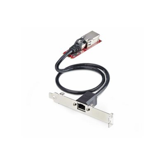 StarTech.com 1-Port 2.5GbE M.2 Network Card, Multi-Gigabit Speeds (2.5G/1G/100M/10M) - NBASE-T (802.3bz), PCIe Ethernet M.2 2280, B/M Key - NIC for SFFs/Desktop PCs, Includes 2ft Cat6 adapter, Full/Low Brackets (MR12GI-NETWORK-CARD) - Sítový adaptér - M.2 2280 (B+M Key) nízký profil - 10/100/1000/2500Base-T x 1 - cervená - kompatibilní s TAA