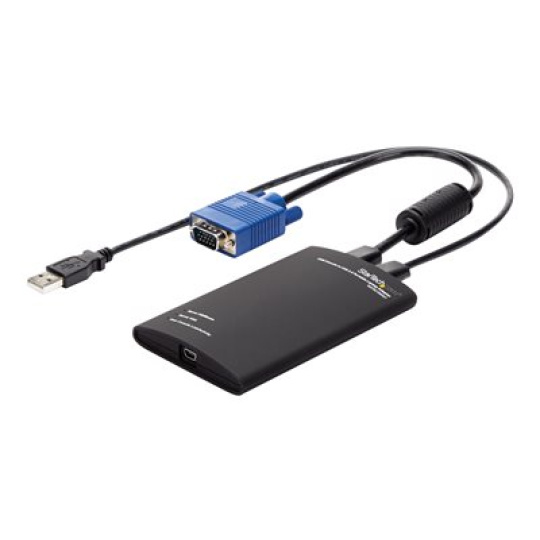 StarTech.com Crash Cart Adapter - 1920 x 1200 - Portable Laptop USB 2.0 to KVM Console (NOTECONS01) - Prepínac KVM - 1 x KVM port(s) - 1 místní uživatel - desktop