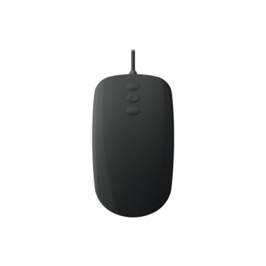 Active Key Medical AK-PMH3 - Myš - ergonomický - posuvné tlačítko se 3 tlačítky - pravák a levák - optický - 5 tlačítka - kabelové - USB - černá