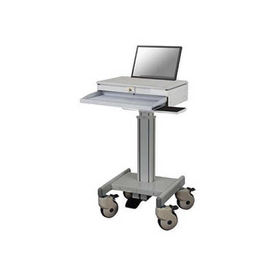 Neomounts MED-M100 - Vozík - pro notebook / klávesnice / myš - zdravotní - šedá - velikost obrazovky: 10"-18"