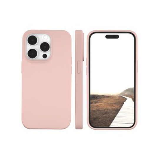 dbramante1928 Monaco - Zadní kryt pro mobilní telefon - kompatibilita s MagSafe - plast, silikon - růžová pink sand - pro Apple iPhone 15 Pro Max