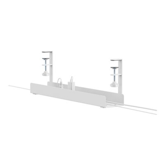 Neomounts - Zásuvka pro management kabelu - clamp-on design, universal - montáž na stul - bílá