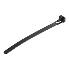 StarTech.com 12cm(5") Reusable Cable Ties, 7mm(1/4") wide, 30mm(1-1/8") Bundle Dia. 22kg(50lb) Tensile Strength, Releasable Nylon Ties, Indoor/Outdoor, 94V-2/UL Listed, 100 Pack, Black - Nylon 66 Plastic - TAA (CBMZTRB5BK) - Kabelová stahovací páska - 12.5 cm - cerná - kompatibilní s TAA (balení 1000)