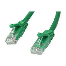 Startech 50cm CAT6 Ethernet Cable, 10 Gigabit Snagless RJ45 650MHz 100W PoE Patch Cord, CAT 6 10GbE UTP Network Cable w/Strain Relief, Green, Wiring is UL Certified/TIA - Category 6 - 24AWG (N6PATC50CMGN) - Patch kabel - RJ-45 (M) do RJ-45 (M) - 50 cm - UTP - CAT 6 - provedení bez hrbolku - zelená