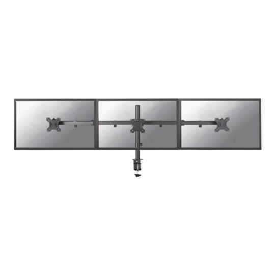 Neomounts by Newstar FPMA-D550D3 - Montážní sada - full-motion - pro 3 LCD displeje - ocel - černá - velikost obrazovky: 10"-27" - upevnění svorkou, průchodka, upevnitelné na stůl