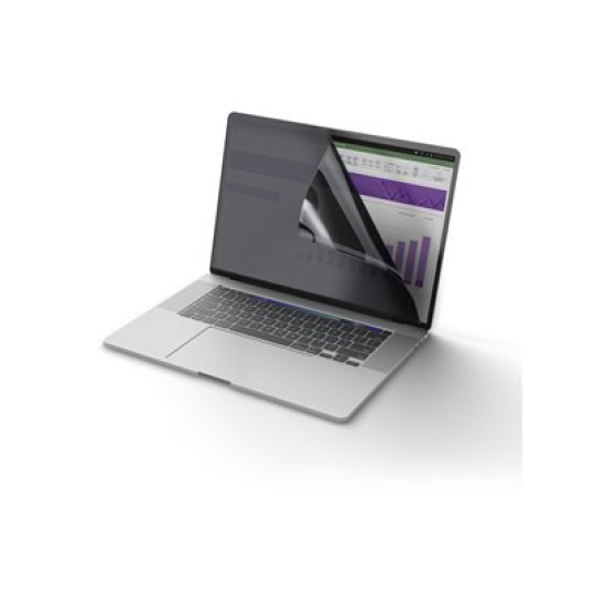 StarTech.com 16-inch MacBook Pro 21/23 Laptop Privacy Screen, Anti-Glare Privacy Filter with 51% Blue Light Reduction, Monitor Screen Protector with +/- 30 deg. Viewing Angle - Reversible Matte/Glossy Sides (16M21-PRIVACY-SCREEN) - Filtr pro zvýšení soukromí k notebooku (horizontální) - 16" - průhledná - pro Apple MacBook Pro (16.2 palec, Early 2023, Pozdní 2021)