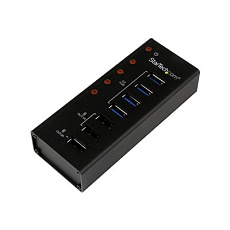 Startech 7 Port USB 3.0 Charging Hub - 4 x USB-A, 3 x USB-A Dedicated Charging Ports - Powered Mountable USB Charging Station (ST4300U3C3) - Rozbocovac - 4 x SuperSpeed USB 3.0 - desktop - pro P/N: PEXUSB3S3GE, SVA12M5NA, USB312SAT3CB, USB315CB2M, USBLT1MWS, USBLTM1MBK, USBLTM1MWH Startech 7 Port USB 3.0 Charging Hub - 4 x USB-A, 3 x USB-A Dedicated Charging Ports - Powered Mountable USB Charging Station (ST4300U3C3) - Rozbocovac - 4 x SuperSpeed USB 3.0 - desktop - pro P/N: PEXUSB3S3GE, SVA12M5NA, USB312SAT3CB, USB315CB2M, USBLT1MWS, USBLTM1MBK, USBLTM1MWH