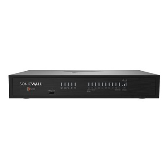 SonicWall TZ Series (Gen 8) TZ580 - Bezpecnostní zarízení - Vysoká dostupnost - 10GbE, 2.5GbE, 5GbE - desktop