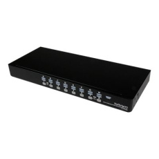 StarTech.com 16 Port 1U Rackmount USB KVM Switch with OSD (SV1631DUSBU) - Prepínac KVM - 16 x KVM port(s) - 1 místní uživatel - desktop - pro P/N: RK3236BKF, RK4236BKB, RKCONS1701, RKCONS17HD, RKCONS1901, RKCONS1908K, RKCONS1916K