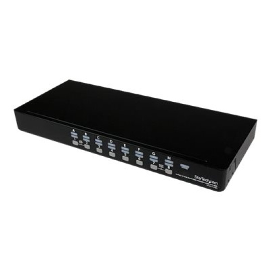 StarTech.com 16 Port 1U Rackmount USB KVM Switch with OSD (SV1631DUSBU) - Prepínac KVM - 16 x KVM port(s) - 1 místní uživatel - desktop - pro P/N: RK3236BKF, RK4236BKB, RKCONS1701, RKCONS17HD, RKCONS1901, RKCONS1908K, RKCONS1916K