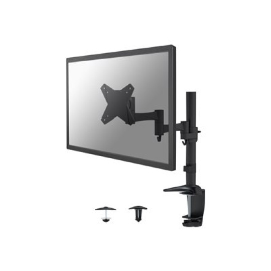 Neomounts by Newstar FPMA-D1330 - Montážní sada - full-motion - pro Displej LCD - černá - velikost obrazovky: 10"-30" - upevnění svorkou, průchodka, upevnitelné na stůl