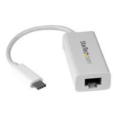 StarTech.com USB C to Gigabit Ethernet Adapter - White - USB 3.1 to RJ45 LAN Network Adapter - USB Type C to Ethernet (US1GC30W) - Síťový adaptér - USB-C - Gigabit Ethernet - bílá