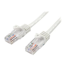 Startech CAT5e Cable - 7 m White Ethernet Cable - Snagless - CAT5e Patch Cord - CAT5e UTP Cable - RJ45 Network Cable - Patch kabel - RJ-45 (M) do RJ-45 (M) - 7 m - UTP - CAT 5e - provedení bez hrbolku - bílá