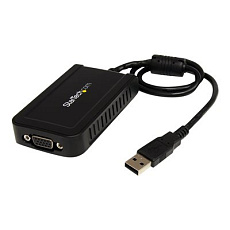 StarTech USB to VGA Adapter - 1920x1200 - External Video & Graphics Card - Dual Monitor Display Adapter - Supports Windows (USB2VGAE3) - Adaptér USB/VGA - kompatibilní s TAA - USB (M) do HD-15 (VGA) (F) - USB 2.0 - 50 cm - podpora 1920 x 1200 (WUXGA) - šedá - pro P/N: MXT101MM StarTech USB to VGA Adapter - 1920x1200 - External Video & Graphics Card - Dual Monitor Display Adapter - Supports Windows (USB2VGAE3) - Adaptér USB/VGA - kompatibilní s TAA - USB (M) do HD-15 (VGA) (F) - USB 2.0 - 50 cm - podpora 1920 x 1200 (WUXGA) - šedá - pro P/N: MXT101MM