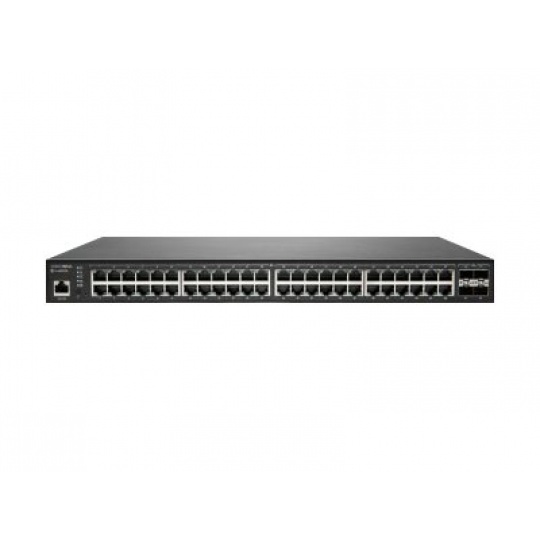 SonicWall Switch SWS14-48FPOE - Přepínač - řízený - 48 x 10/100/1000 (PoE+) + 4 x 10 Gigabit SFP+ - Lze montovat do rozvaděče - PoE+ (740 W) - s 3 roky podpora 24x7