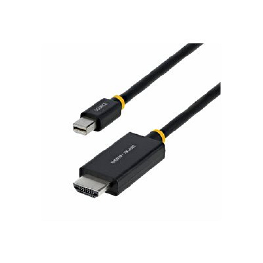 Startech - Kabel adaptéru - Mini DisplayPort s piny (male) do HDMI s piny (male) - 1 m - cerná - aktivní, podpora 4K60Hz