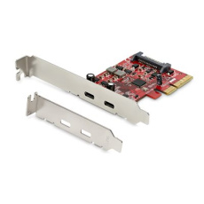 StarTech.com PCIe USB 3.1 Card, 2x USB C 3.1 Gen 2 10Gbps, PCIe Gen 3 x4, ASM3142 Chipset, USB Type-C PCI Express Card, 2-Port USB 3.2 Gen 2x1 Expansion Add-On Card, Windows, macOS, Linux - Full/Low-Profile - USB adaptér - PCIe 3.0 x4 nízký profil - USB-C 3.1 Gen 2 x 2 - pro P/N: S252BU313R StarTech.com PCIe USB 3.1 Card, 2x USB C 3.1 Gen 2 10Gbps, PCIe Gen 3 x4, ASM3142 Chipset, USB Type-C PCI Express Card, 2-Port USB 3.2 Gen 2x1 Expansion Add-On Card, Windows, macOS, Linux - Full/Low-Profile - USB adaptér - PCIe 3.0 x4 nízký profil - USB-C 3.1 Gen 2 x 2 - pro P/N: S252BU313R