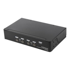 StarTech.com 4 Port DisplayPort KVM Switch, 4K 60Hz, Single Display, Dual Port UHD DP 1.2 USB KVM Switch with Integrated USB 2.0 Hub and Audio, Dell, HP, Apple, Lenovo, TAA Compliant - Keyboard/Video/Mouse Switch (SV431DPUA2) - Prepínac KVM / audio - 4 x KVM / zvuk - 1 místní uživatel - desktop - AC 100 - 240 V StarTech.com 4 Port DisplayPort KVM Switch, 4K 60Hz, Single Display, Dual Port UHD DP 1.2 USB KVM Switch with Integrated USB 2.0 Hub and Audio, Dell, HP, Apple, Lenovo, TAA Compliant - Keyboard/Video/Mouse Switch (SV431DPUA2) - Prepínac KVM / audio - 4 x KVM / zvuk - 1 místní uživatel - desktop - AC 100 - 240 V