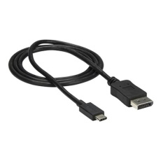 StarTech.com 3ft/1m USB C to DisplayPort 1.2 Cable 4K 60Hz, USB-C to DisplayPort Adapter Cable HBR2, USB Type-C DP Alt Mode to DP Monitor Video Cable, Compatible with Thunderbolt 3, Black - USB-C Male to DP Male (CDP2DPMM1MB) - Kabel DisplayPort - USB-C (M) do DisplayPort (M) - Displayport 1.2/Thunderbolt 3 - 1 m - podpora 4K60 Hz (3840 x 2160) - černá - pro P/N: TB33A1C, TB3DK2DPM2, TB3DKDPMAW, TB3DKDPMAWUE, TB3DOCK2DPPD, TB3DOCK2DPPU