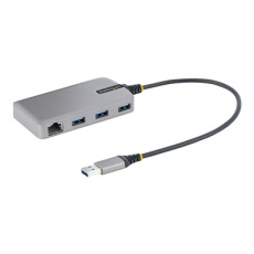 StarTech.com 3-Port USB Hub with Ethernet, 3x USB-A Ports, Gigabit Ethernet RJ45, USB 3.0 5Gbps, Bus-Powered, USB Hub w/ GbE and 1ft/30cm Long Cable, Portable Laptop USB Hub - USB Expansion Hub w/ Ethernet Adapter (5G3AGBB-USB-A-HUB) - Rozbočovač - 3 x USB 3.2 Gen 1 + 1 x micro-USB + 1 x 10/100/1000 - desktop StarTech.com 3-Port USB Hub with Ethernet, 3x USB-A Ports, Gigabit Ethernet RJ45, USB 3.0 5Gbps, Bus-Powered, USB Hub w/ GbE and 1ft/30cm Long Cable, Portable Laptop USB Hub - USB Expansion Hub w/ Ethernet Adapter (5G3AGBB-USB-A-HUB) - Rozbočovač - 3 x USB 3.2 Gen 1 + 1 x micro-USB + 1 x 10/100/1000 - desktop