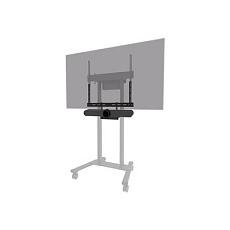 Neomounts AV60-500BL - Montážní sada (montážní úchyt, laptop shelf) - pro video bar / laptop - univerzální - cerná - velikost obrazovky: 43"-110" - montáž na držák VESA