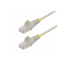 Startech 5m Gray Slim CAT6 Ethernet Cable, Snagless, 28AWG, LSZH - Patch kabel - RJ-45 (M) do RJ-45 (M) - 5 m - 3.6 mm - UTP - CAT 5/5e/6 - IEEE 802.3bt - neobsahuje halogen, provedení bez hrbolku - šedá Startech 5m Gray Slim CAT6 Ethernet Cable, Snagless, 28AWG, LSZH - Patch kabel - RJ-45 (M) do RJ-45 (M) - 5 m - 3.6 mm - UTP - CAT 5/5e/6 - IEEE 802.3bt - neobsahuje halogen, provedení bez hrbolku - šedá
