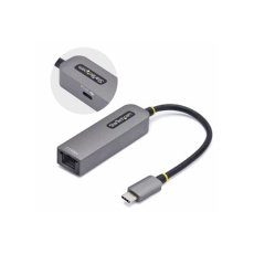 StarTech.com 2.5GbE USB-C to Ethernet Adapter - Síťový adaptér - USB-C 3.2 Gen 1 / Thunderbolt 3 - 10M/100M/1G/2.5 Gigabit Ethernet + USB-C 3.2 Gen 1 - šedá space gray StarTech.com 2.5GbE USB-C to Ethernet Adapter - Síťový adaptér - USB-C 3.2 Gen 1 / Thunderbolt 3 - 10M/100M/1G/2.5 Gigabit Ethernet + USB-C 3.2 Gen 1 - šedá space gray