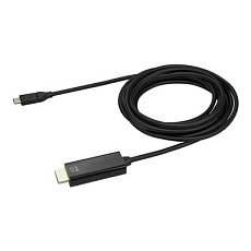 Startech 10ft (3m) USB C to HDMI Cable, 4K 60Hz USB Type C to HDMI 2.0 Video Adapter Cable, Thunderbolt 3 Compatible, Laptop to HDMI Monitor/Display, DP 1.2 Alt Mode HBR2 Cable, Black - 4K USB-C Video Cable (CDP2HD3MBNL) - Kabel adaptéru - USB-C s piny (male) do HDMI s piny (male) - 3 m - cerná - podpora 4K60 Hz (3840 x 2160) - pro P/N: TB4CDOCK Startech 10ft (3m) USB C to HDMI Cable, 4K 60Hz USB Type C to HDMI 2.0 Video Adapter Cable, Thunderbolt 3 Compatible, Laptop to HDMI Monitor/Display, DP 1.2 Alt Mode HBR2 Cable, Black - 4K USB-C Video Cable (CDP2HD3MBNL) - Kabel adaptéru - USB-C s piny (male) do HDMI s piny (male) - 3 m - cerná - podpora 4K60 Hz (3840 x 2160) - pro P/N: TB4CDOCK