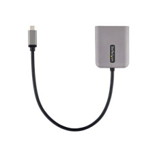 StarTech.com 2-Port USB-C MST Hub, USB Type-C to 2x DisplayPort Multi-Monitor Adapter for Laptop, Dual-DP up to 4K 60Hz w/ DP 1.4 Alt Mode & DSC, HDR, 1ft (30cm) Cable, USB Bus-Powered - Multi-Stream Transport Hub (MST14CD122DP) - Rozdělovač video / audio - 2 x DisplayPort - desktop