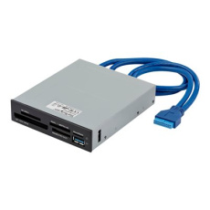 StarTech.com USB 3.0 Internal Multi-Card Reader with UHS-II Support - SecureDigital/Micro SD/Memory Stick/Compact Flash Memory Card Reader (35FCREADBU3) - Čtečka karet - 3,5" (CF I, CF II, MS, MS PRO, MMC, SD, MS Duo, MS PRO Duo, miniSD, microSD, SDHC, MS Micro, microSDHC, SXC, MS XC, MS PRO-HG) - USB 3.0