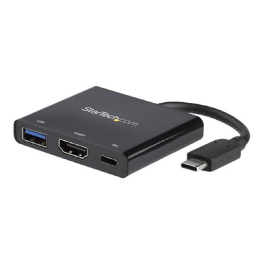StarTech.com USB-C to HDMI Adapter - 4K 30Hz - Thunderbolt 3 Compatible - with Power Delivery (USB PD) - USB C Adapter Converter (CDP2HDUACP) - Dokovací stanice - USB-C / Thunderbolt 3 - HDMI