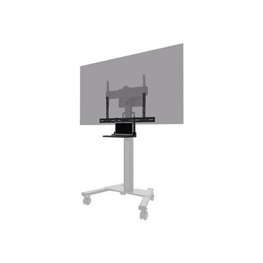 Neomounts AV45-500BL - Montážní sada (montážní úchyt, shelf support) - pro notebook (pocítac) - univerzální - cerná - velikost obrazovky: 43"-110" - montáž na držák VESA