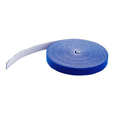 Startech 25ft Hook and Loop Roll, Cut-to-Size Reusable Cable Ties, Bulk Industrial Wire Fastener Tape / Adjustable Fabric Wraps Blue / Resuable Self Gripping Cable Management Straps - Adjustable Loop Ties (HKLP25BL) - Hácek se smyckou - 7.62 m - modrá - pro P/N: CABSHF2POST2, HKLP25, HKLP25GN, HKLP25RD, HKLP25YW