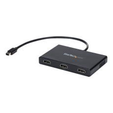 StarTech.com 3 Port Mini DisplayPort MST Hub - 4K 30Hz - Mini DP to HDMI Video Splitter for Multiple Monitors - mDP to HDMI (MSTMDP123HD) - Rozdelovac video / audio - 3 x HDMI - desktop - AC 100/240 V
