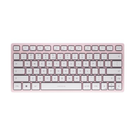 CHERRY KW 7100 MINI BT - Klávesnice - bezdrátový - Bluetooth 5.1 - QWERTY - evropská - klávesový spínač: CHERRY SX - cherry blossom