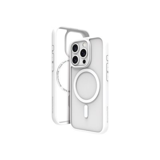 dbramante1928 Grenen - Zadní kryt pro mobilní telefon - kompatibilita s MagSafe - recyklovaný plast - bílá, prusvitná - pro Apple iPhone 16 Pro Max