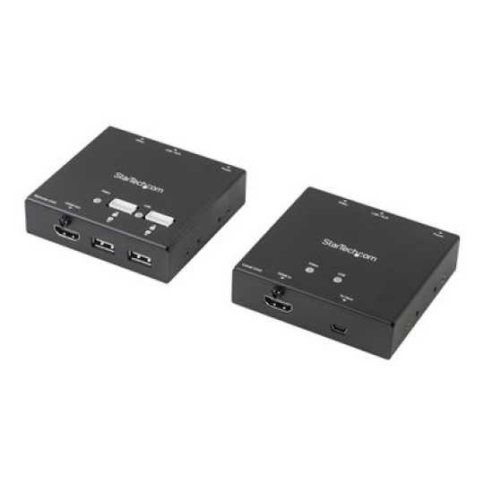 StarTech.com HDMI over CAT6 Extender with 4-port USB Hub - Remote HDMI over CAT5 or CAT6 - 165 ft (50m) - 1080p (ST121USBHD) - Video/audio/infrared/USB extender - pres CAT 6 - až 50 m