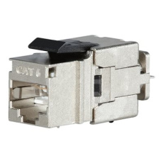 Solarix SXKJ-6-STP-BK-NA - Modul - CAT 6 - STP - RJ-45 - stříbrná Solarix SXKJ-6-STP-BK-NA - Modul - CAT 6 - STP - RJ-45 - stříbrná
