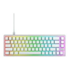 CHERRY XTRFY K5V2 - Klávesnice - 65% - compact - backlit - QWERTY - americká - klávesový spínač: CHERRY MX2A Red (hot-swappable) - bílá CHERRY XTRFY K5V2 - Klávesnice - 65% - compact - backlit - QWERTY - americká - klávesový spínač: CHERRY MX2A Red (hot-swappable) - bílá