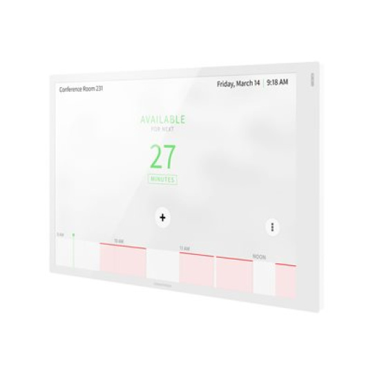 Crestron Room Scheduling Touch Screen TSS-1070-W-S - Room manager - kabelové, bezdrátový - 802.11a/b/g/n/ac, Bluetooth - 2.4 Ghz, 5 GHz - 10/100 Ethernet - smooth white