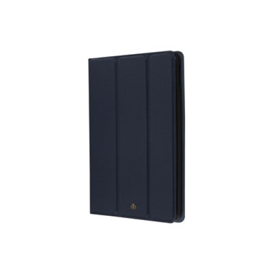 dbramante1928 Milan - Pouzdro s klopou pro tablet - plně zrnitá kůže s jemnou strukturou - modrá pacifik - pro Apple 10.2-inch iPad (9. generace)