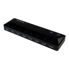 StarTech.com 10 Port USB 3.0 Hub with Charge & Sync Ports - 8 x USB-A, 2 x USB-A Fast Charge Ports - Multi Port Powered USB Hub (ST103008U2C) - USB periferní sharing switch - 10 x SuperSpeed USB 3.0 - desktop - pro P/N: DKWG30DPHPD, DKWG30DPHPDU, TB33A1C, USB312SAT3CB, USB315CB2M, USBLTM1MBK, USBLTM1MWH StarTech.com 10 Port USB 3.0 Hub with Charge & Sync Ports - 8 x USB-A, 2 x USB-A Fast Charge Ports - Multi Port Powered USB Hub (ST103008U2C) - USB periferní sharing switch - 10 x SuperSpeed USB 3.0 - desktop - pro P/N: DKWG30DPHPD, DKWG30DPHPDU, TB33A1C, USB312SAT3CB, USB315CB2M, USBLTM1MBK, USBLTM1MWH