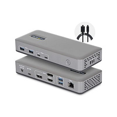 Startech - Dokovací stanice - pro laptop - USB-C 3.2 Gen 2 - HDMI, 2 x DP - 1GbE - Velká Británie, Evropa Startech - Dokovací stanice - pro laptop - USB-C 3.2 Gen 2 - HDMI, 2 x DP - 1GbE - Velká Británie, Evropa